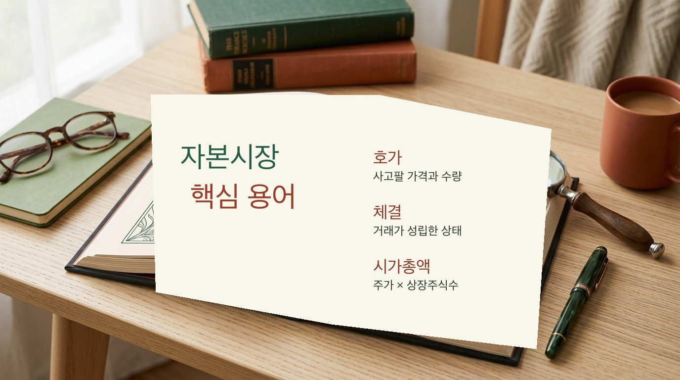 한국 자본시장 초보자를 위한 핵심 용어