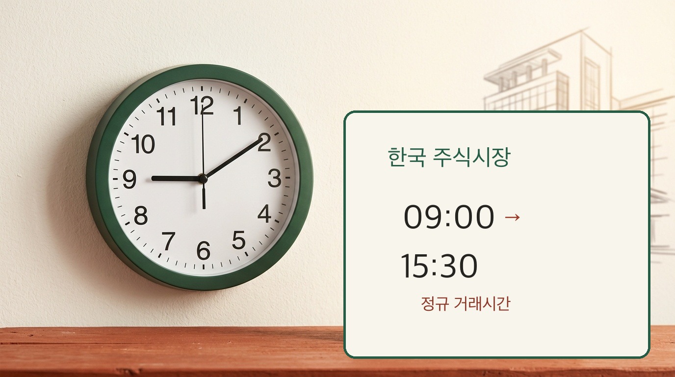 한국 주식시장 거래시간과 매매 세션 이해하기